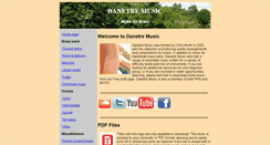 Desktop Screenshot of danetremusic.co.uk